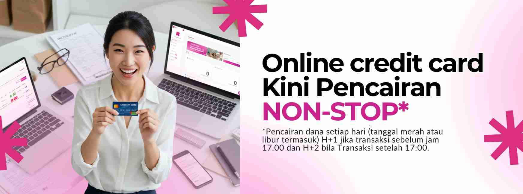 ONLINE CREDIT CARD RINTISAN KINI PENCAIRAN NON-STOP!