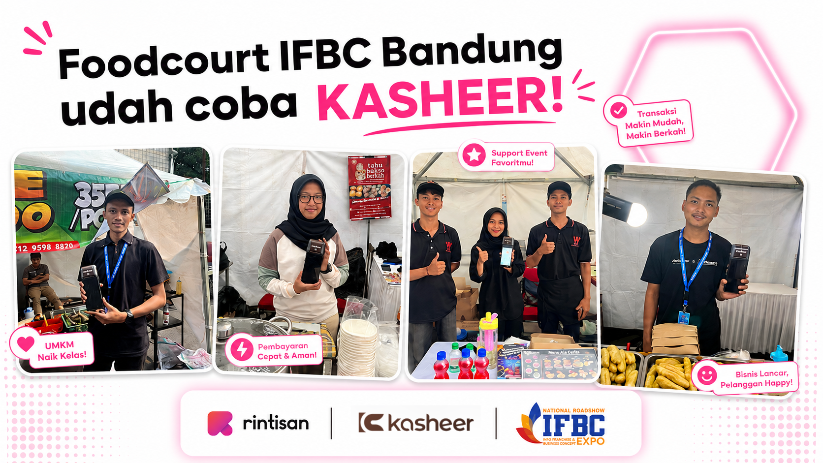 KASHEER.ID BY RINTISAN SUKSES JADI KASIR DIGITAL DI IFBC BANDUNG 2026!!!