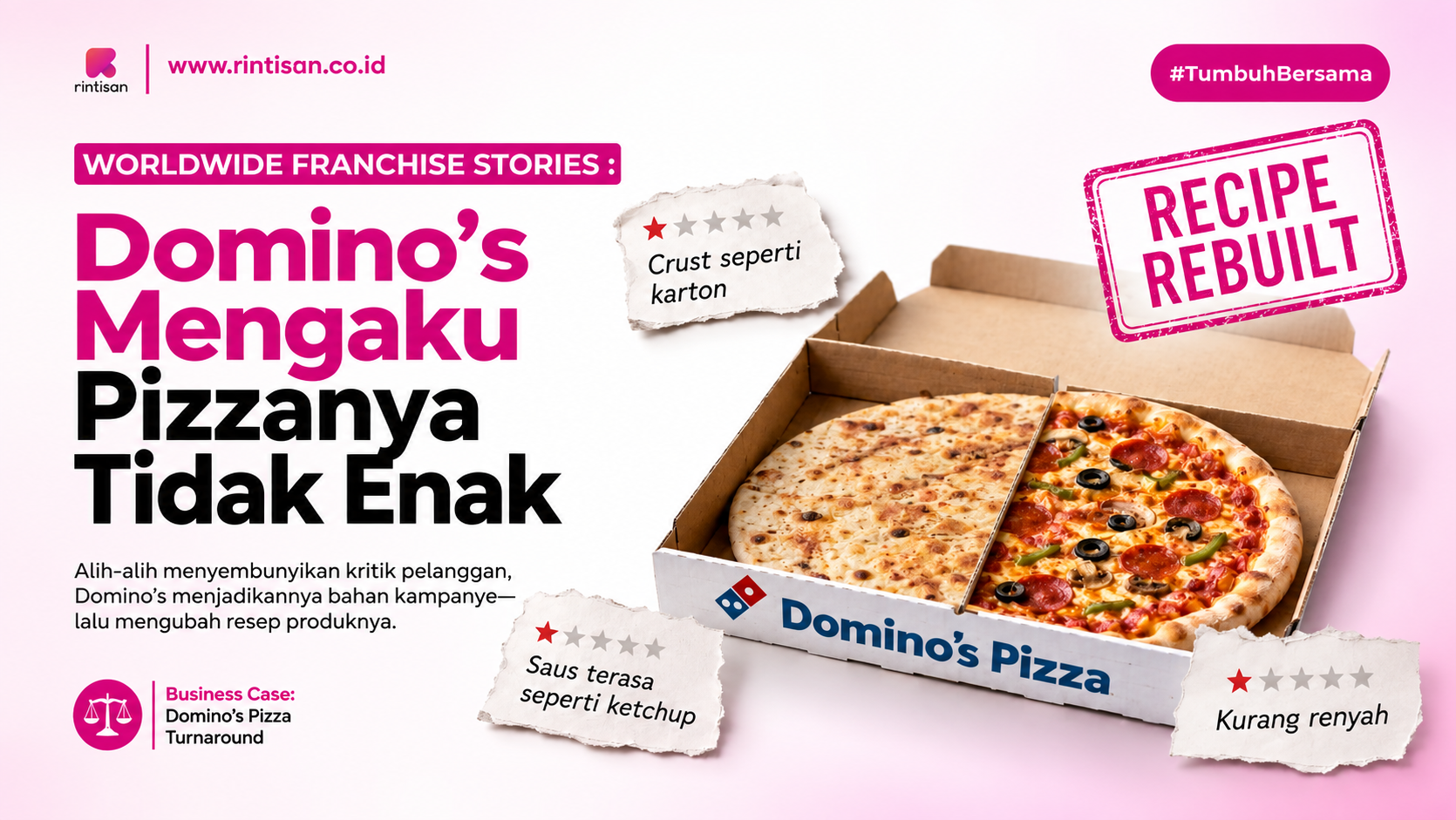 Domino Mengaku Pizzanya Tidak Enak? Ini Strategi Bisnisnya!